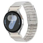 Correia de Relógio Magnética de Liberação Rápida em Metal de Bambu, Para Samsung Galaxy Watch 7 / 6 / 5 / 4