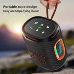Coluna Bluetooth Zealot S122 25W Alta Potência IPX6 Resistente à Água com Luz RGB para Exterior