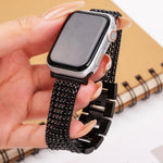 Pulseira de Relógio em Aço Inoxidável de 6 Correntes, Para Apple Watch 46mm / 49mm / 45mm / 44mm, Para Apple Watch 42mm / 41mm / 40mm / 38mm