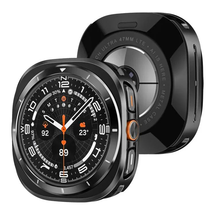 Capa Protetora para Relógio em Liga de Alumínio e PC, Para Samsung Galaxy Watch Ultra 47mm / Ultra 2025