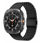 Pulseira de relógio em aço inoxidável com fivela Norman de bambu, para Samsung Galaxy Watch Ultra 47mm / Ultra 2025