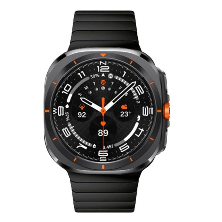 Pulseira de relógio em aço inoxidável com fivela Norman de bambu, para Samsung Galaxy Watch Ultra 47mm / Ultra 2025