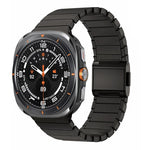 Pulseira de relógio em aço inoxidável com fivela Norman de bambu, para Samsung Galaxy Watch Ultra 47mm / Ultra 2025