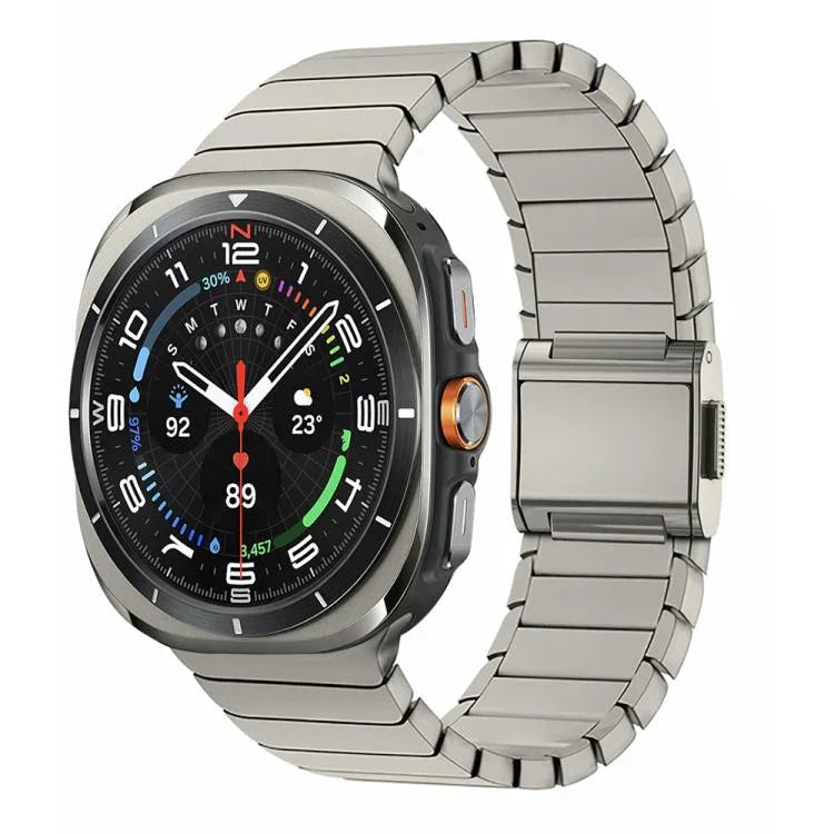 Bamboo Norman Buckle Titanium Alloy Watch Band, For Samsung Galaxy Watch Ultra 47mm / Ultra 2025