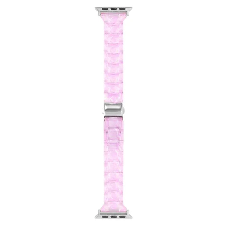 Correia de Relógio em Resina com Três Contas e Losango de Cintura Pequena, Para Apple Watch 46mm / 49mm / 45mm / 44mm, Para Apple Watch 42mm / 41mm / 40mm / 38mm