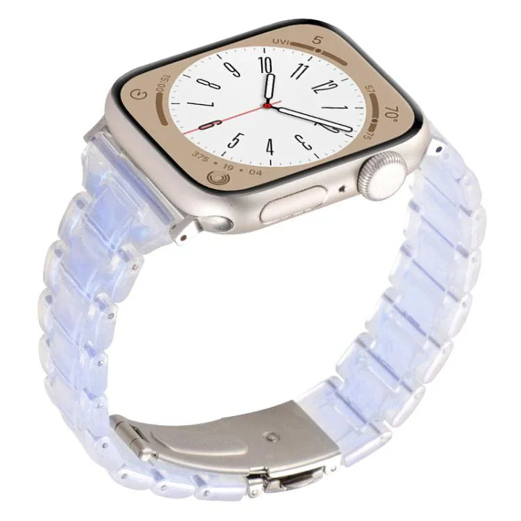 Correia de Relógio em Resina com Três Contas e Losango de Cintura Pequena, Para Apple Watch 46mm / 49mm / 45mm / 44mm, Para Apple Watch 42mm / 41mm / 40mm / 38mm