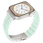 Correia de Relógio em Resina com Três Contas e Losango de Cintura Pequena, Para Apple Watch 46mm / 49mm / 45mm / 44mm, Para Apple Watch 42mm / 41mm / 40mm / 38mm