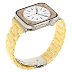 Correia de Relógio em Resina com Três Contas e Losango de Cintura Pequena, Para Apple Watch 46mm / 49mm / 45mm / 44mm, Para Apple Watch 42mm / 41mm / 40mm / 38mm