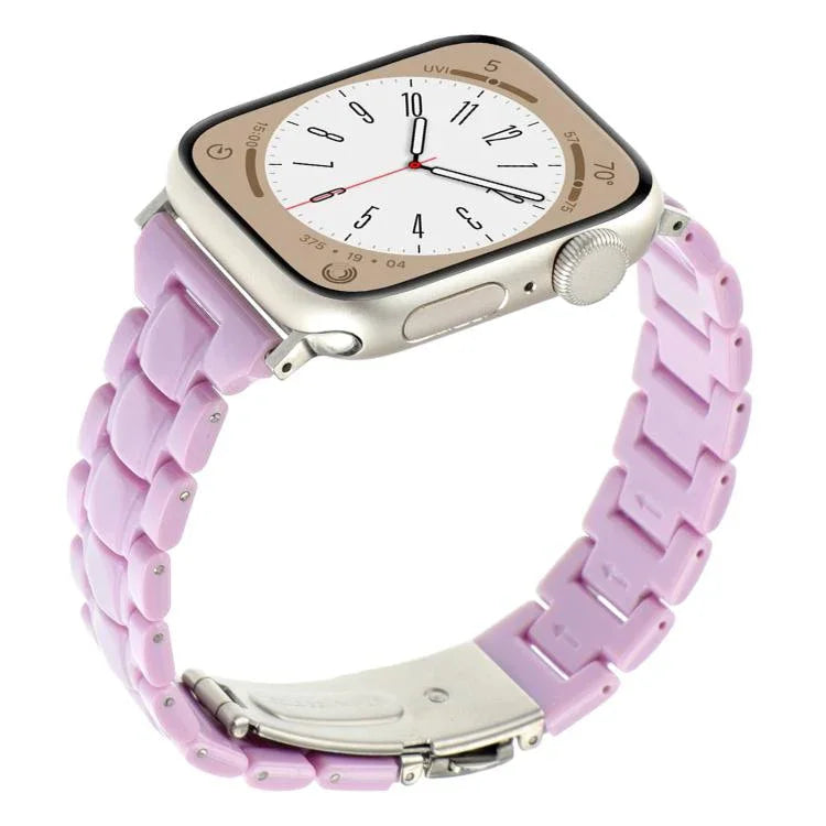 Correia de Relógio em Resina com Três Contas e Losango de Cintura Pequena, Para Apple Watch 46mm / 49mm / 45mm / 44mm, Para Apple Watch 42mm / 41mm / 40mm / 38mm