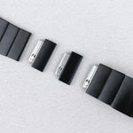 Correia de Relógio em Aço Inoxidável com Conta Única e Removível Lateral, Para Apple Watch 46mm / 49mm / 45mm / 44mm, Para Apple Watch 42mm / 41mm / 40mm / 38mm