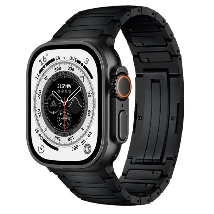 Correia de Relógio em Liga de Titânio com Liberação Rápida Integrada em Forma de I, Para Apple Watch 46mm / 49mm / 45mm / 44mm