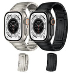 Correia de Relógio em Liga de Titânio com Liberação Rápida Integrada em Forma de I, Para Apple Watch 46mm / 49mm / 45mm / 44mm