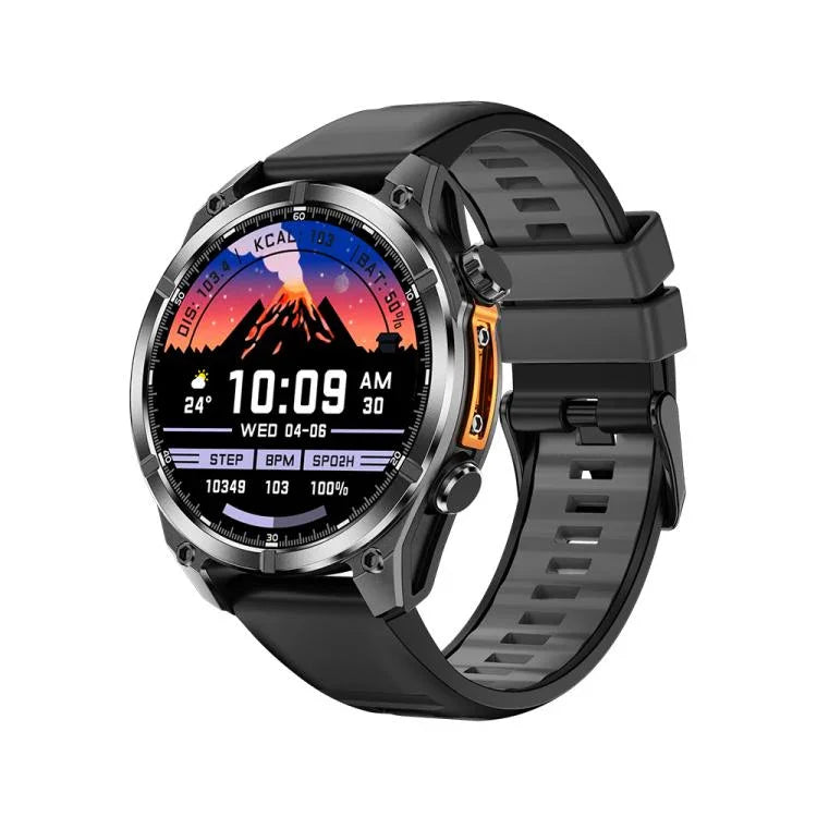 HD300 Smartwatch Desportivo com Ecrã AMOLED de 1,43 polegadas e Bracelete de Silicone, Suporta Detecção de Oxigénio no Sangue