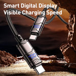 Cabo de Dados Nylon Trançado REMAX C01-AL USB para 8 Pinos 3A, Comprimento: 1,2m, USB para 8 Pinos