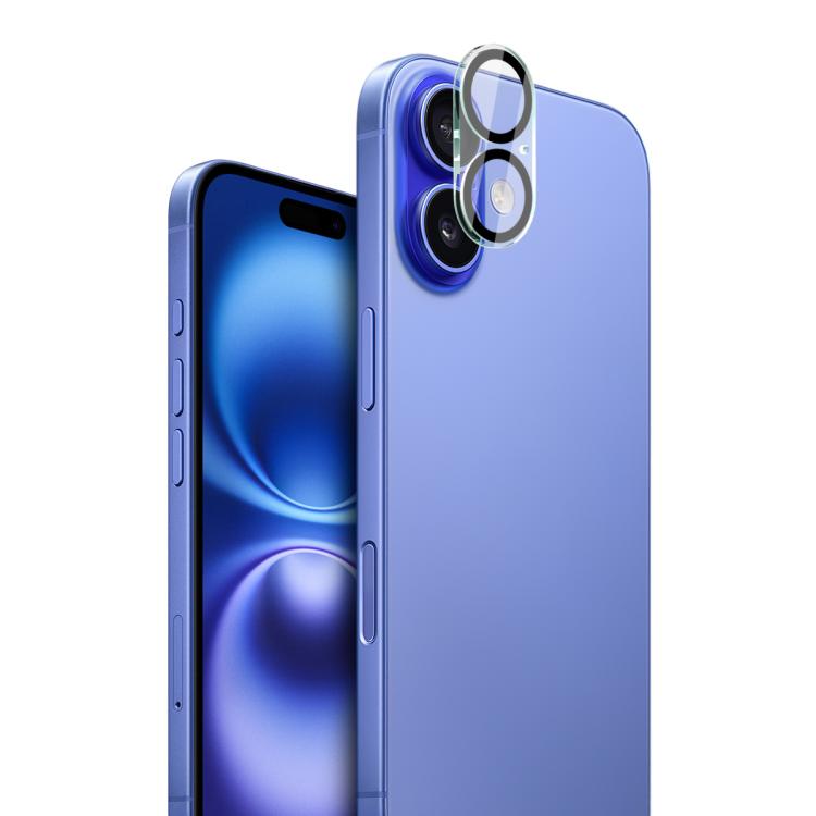 Película de vidro para lente de câmara traseira integrada de alta definição IMAK, design de olho preto, para iPhone 16e / 17e, para iPhone 17 Pro Max, para iPhone 17 Pro, para iPhone 17, para iPhone Air