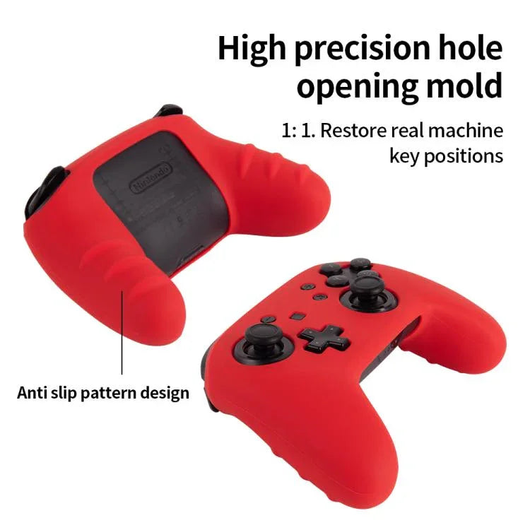 Capa Protetora de Silicone de Cor Sólida para Comando de Jogo, Para Nintendo Switch Pro
