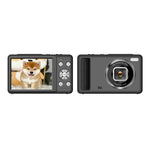 Câmara digital DC15 de 2,4 polegadas com zoom digital 18X, vídeo HD 4K, fotografia 64MP