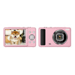 Câmara digital DC15 de 2,4 polegadas com zoom digital 18X, vídeo HD 4K, fotografia 64MP