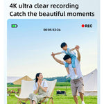 Câmara digital DC15 de 2,4 polegadas com zoom digital 18X, vídeo HD 4K, fotografia 64MP