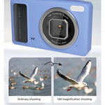 Câmara digital DC15 de 2,4 polegadas com zoom digital 18X, vídeo HD 4K, fotografia 64MP