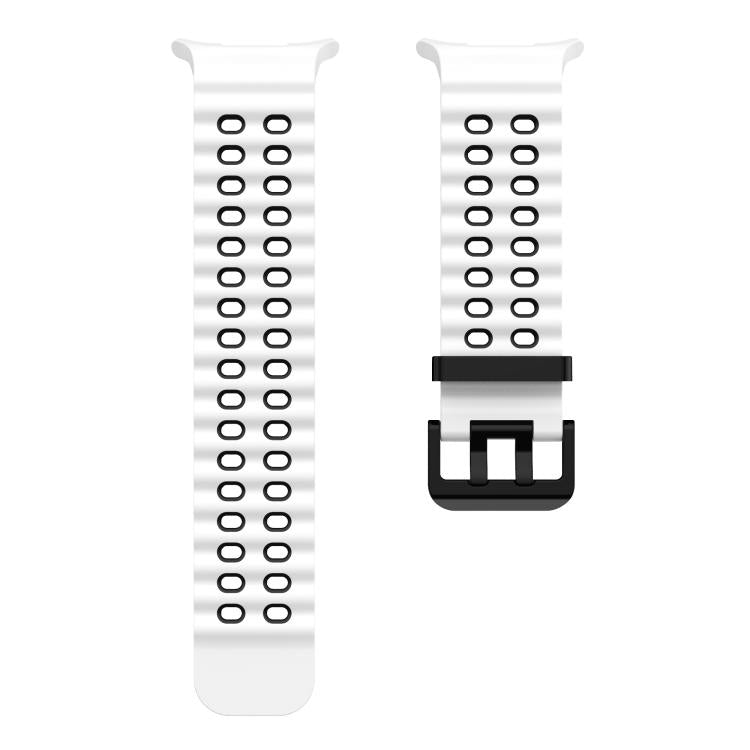 Correia de Silicone Bicolor Kalebol Ocean, Para Samsung Galaxy Watch Ultra 47mm / Ultra 2025