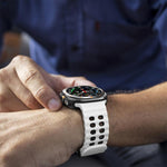 Correia de Silicone Bicolor Kalebol Ocean, Para Samsung Galaxy Watch Ultra 47mm / Ultra 2025