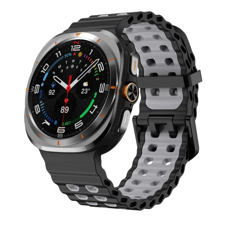 Kalebol Ocean Two-tone Silicone Strap, For Samsung Galaxy Watch Ultra 47mm / Ultra 2025