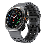 Correia de Silicone Bicolor Kalebol Ocean, Para Samsung Galaxy Watch Ultra 47mm / Ultra 2025