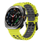 Correia de Silicone Bicolor Kalebol Ocean, Para Samsung Galaxy Watch Ultra 47mm / Ultra 2025
