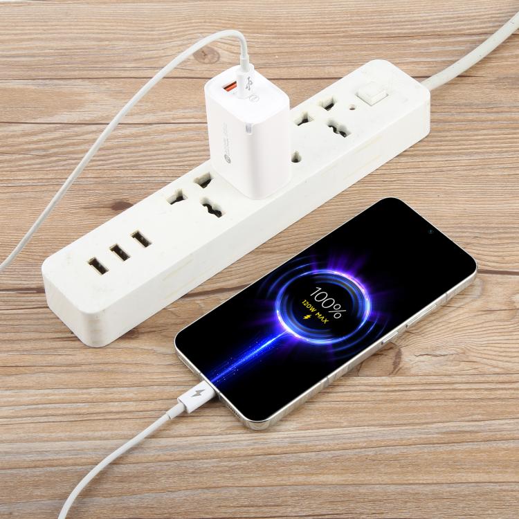 Carregador Rápido AR-PD12 65W QC3.0 USB e USB-C / Type-C PD, Ficha EUA, Ficha EUA