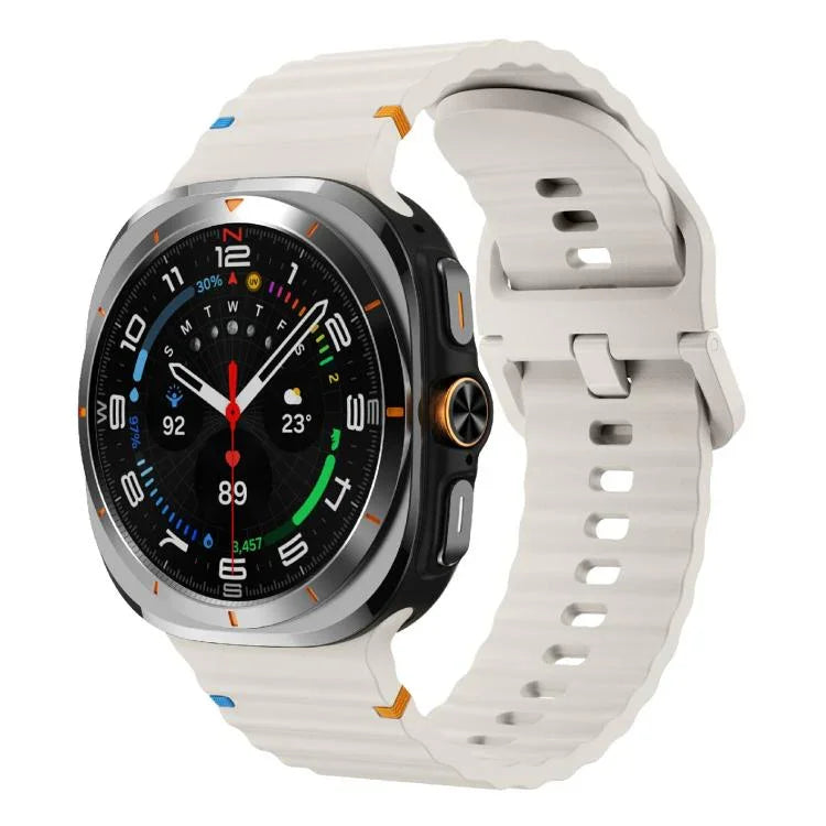 Kalebol Wave Stitching Silicone Strap, For Samsung Galaxy Watch Ultra 47mm / Ultra 2025