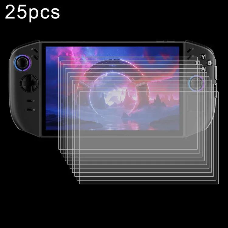 25 Películas de Vidro Temperado à Prova de Explosão 9H 0.3mm, Para Lenovo Legion Go 2 / Y700 Gen5 8.8 polegadas, Para Lenovo Legion Go S 8.0 polegadas