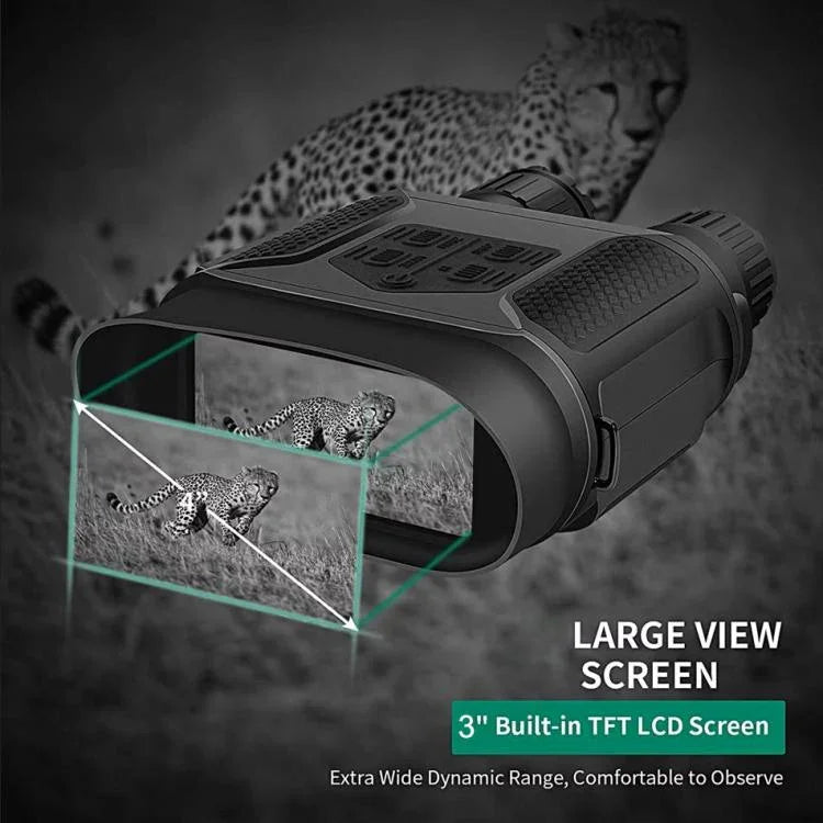 Dispositivo de Visão Noturna Digital Binocular NVG400PRO com Ecrã LCD de 3 polegadas
