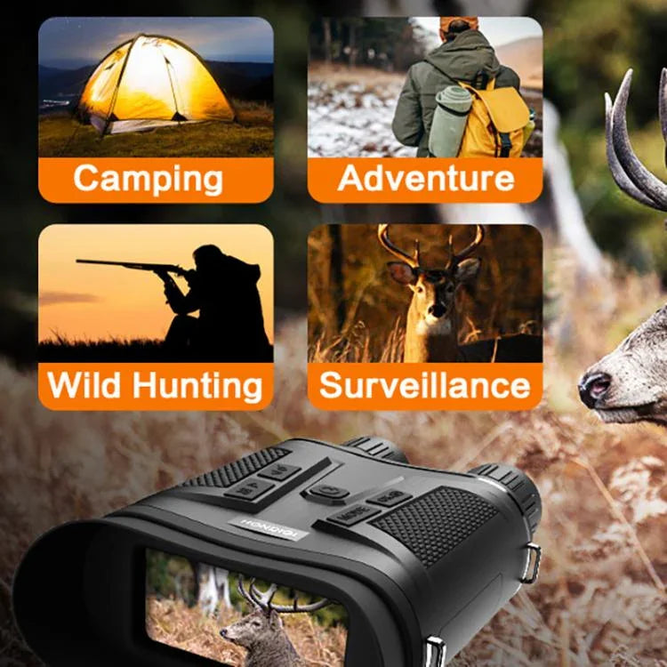 Dispositivo de Visão Noturna Digital Binocular NVG800LS com Ecrã LCD de 3 polegadas