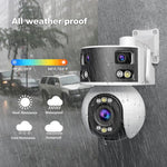 Câmara PTZ Dome Panorâmica Super Grande Angular Multi-lente HD 8MP SriHome SH055B, SH055B