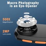 Microscópio digital portátil CPL-05-0011 com ecrã HD de 2 polegadas e ampliação de 500X, CPL-05-0011