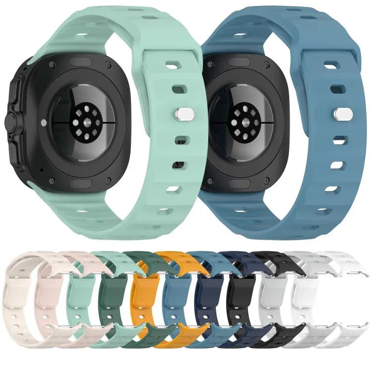Correia de Relógio Kalebol com Fivela Quadrada em Silicone, Para Samsung Galaxy Watch Ultra 47mm / Ultra 2025
