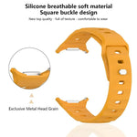 Correia de Relógio Kalebol com Fivela Quadrada em Silicone, Para Samsung Galaxy Watch Ultra 47mm / Ultra 2025