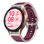 Correia de Relógio Transparente Kalebol Glacier em Silicone, Para Samsung Galaxy Watch 7 / 6 / 5 / 4