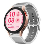 Correia de Relógio Transparente Kalebol Glacier em Silicone, Para Samsung Galaxy Watch 7 / 6 / 5 / 4
