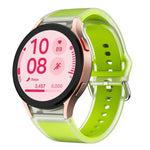 Correia de Relógio Transparente Kalebol Glacier em Silicone, Para Samsung Galaxy Watch 7 / 6 / 5 / 4