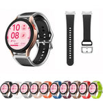 Correia de Relógio Transparente Kalebol Glacier em Silicone, Para Samsung Galaxy Watch 7 / 6 / 5 / 4