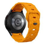 Kalebol Football Pattern Reverse Buckle Silicone Strap, For Samsung Galaxy Watch 4 / 5 / 6