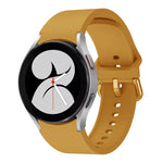 Kalebol Metal Pin Buckle Silicone Watch Band, For Samsung Galaxy Watch 7 / 6 / 5 / 4
