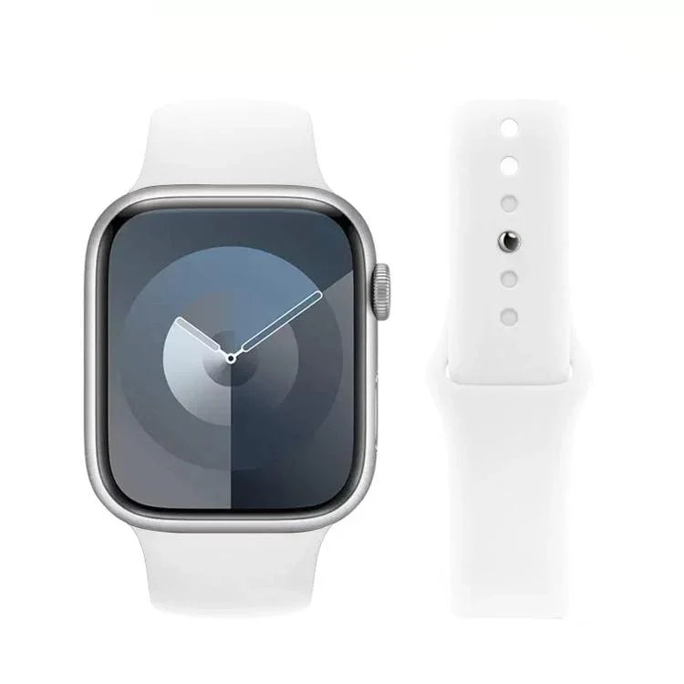 Bracelete de Silicone com Fivela Invertida Kalebol, Para Apple Watch 46mm / 49mm / 45mm / 44mm, Para Apple Watch 42mm / 41mm / 40mm / 38mm