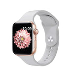 Bracelete de Silicone com Fivela Invertida Kalebol, Para Apple Watch 46mm / 49mm / 45mm / 44mm, Para Apple Watch 42mm / 41mm / 40mm / 38mm