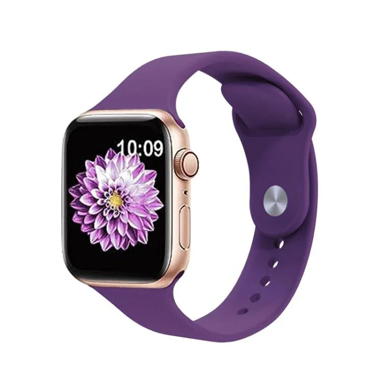Bracelete de Silicone com Fivela Invertida Kalebol, Para Apple Watch 46mm / 49mm / 45mm / 44mm, Para Apple Watch 42mm / 41mm / 40mm / 38mm