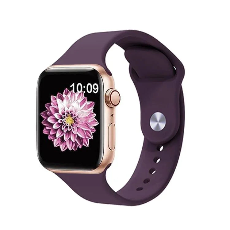 Bracelete de Silicone com Fivela Invertida Kalebol, Para Apple Watch 46mm / 49mm / 45mm / 44mm, Para Apple Watch 42mm / 41mm / 40mm / 38mm