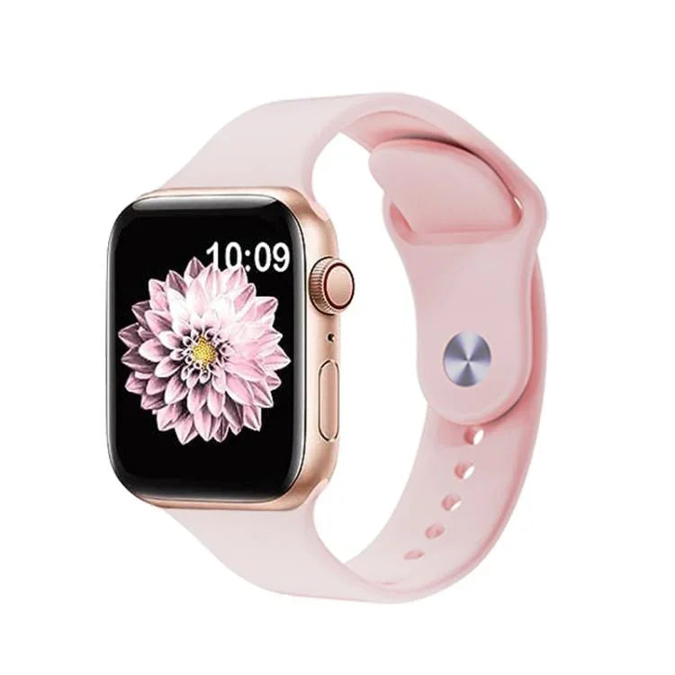 Bracelete de Silicone com Fivela Invertida Kalebol, Para Apple Watch 46mm / 49mm / 45mm / 44mm, Para Apple Watch 42mm / 41mm / 40mm / 38mm