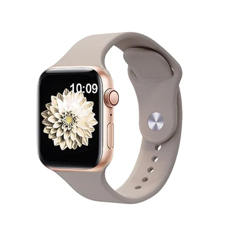 Bracelete de Silicone com Fivela Invertida Kalebol, Para Apple Watch 46mm / 49mm / 45mm / 44mm, Para Apple Watch 42mm / 41mm / 40mm / 38mm